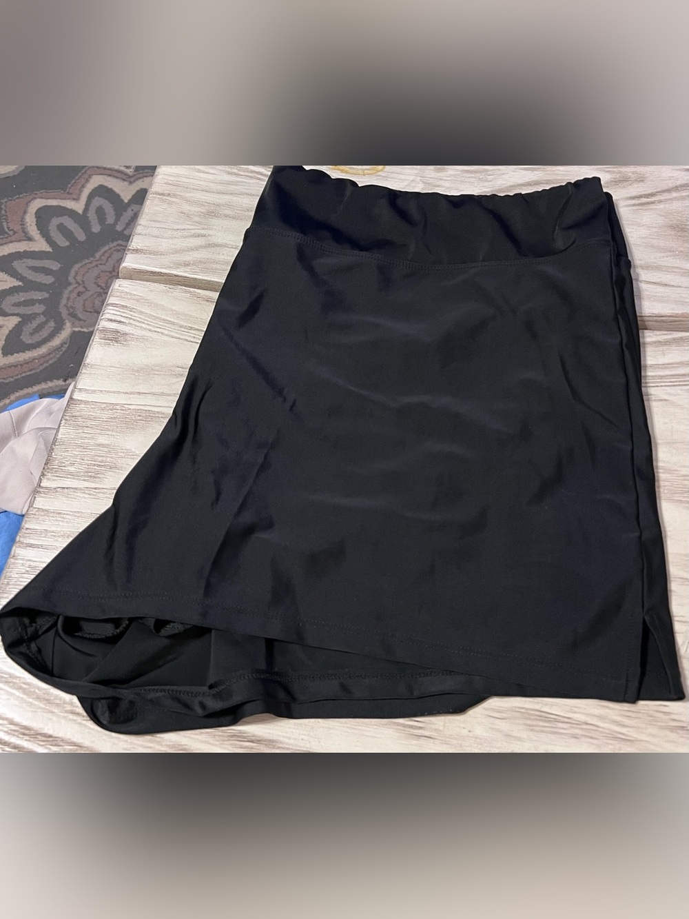 Catalina Plus Size 3X 22W 24W Black Swim Shorts Skirted Bottom